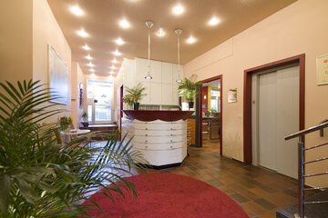 Interior entrance