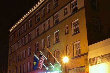 Front of property - evening/night