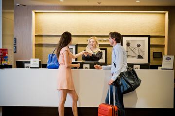 Check-in/check-out kiosk