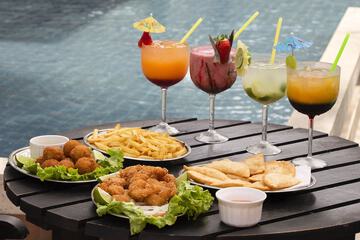 Poolside bar