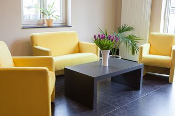 Lobby sitting area