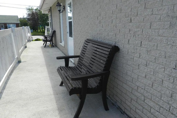 outside