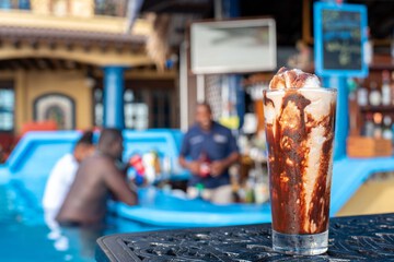 Poolside bar