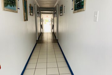 Interior entrance