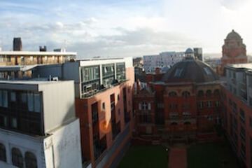 City view from prope