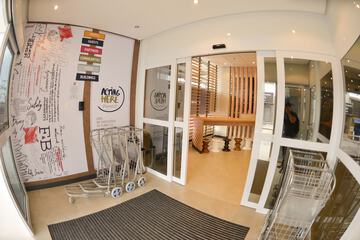 Interior entrance