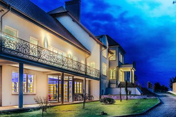 Front of property - evening/night