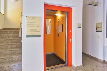 Interior entrance