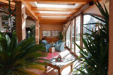 Lobby sitting area