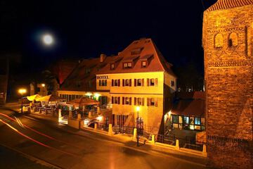 Front of property - evening/night
