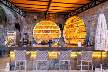 Swim-up bar