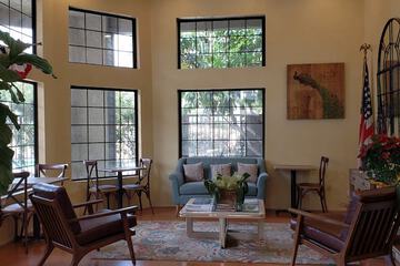Lobby sitting area