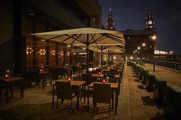 Front of property - evening/night