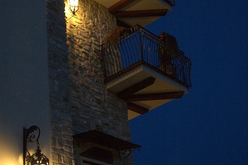Front of property - evening/night