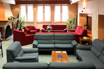 Lobby sitting area
