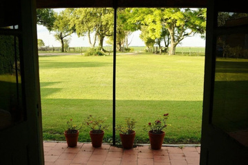 outside