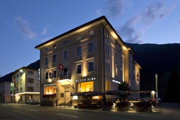 Front of property - evening/night