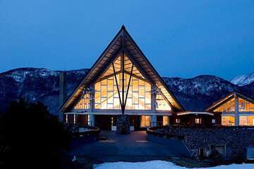 Front of property - evening/night