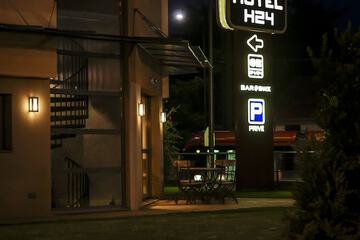 Front of property - evening/night