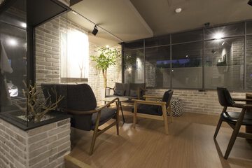 Lobby sitting area