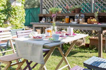 Breakfast area
