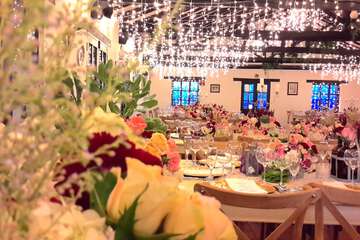 Indoor wedding