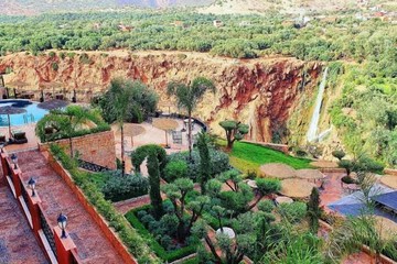 Outdoor wedding area