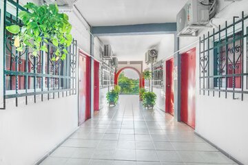 Interior entrance