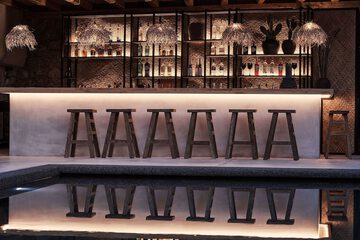 Swim-up bar