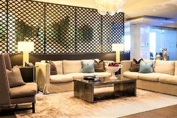 Lobby sitting area