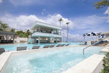 Swim-up bar