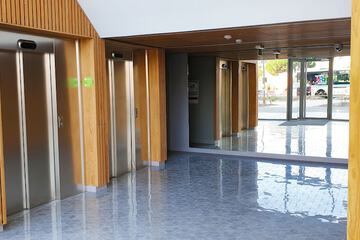 Interior entrance