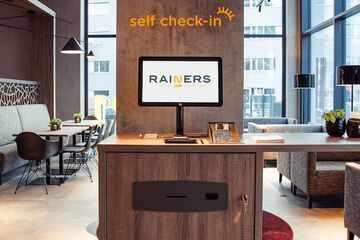 Check-in/check-out kiosk