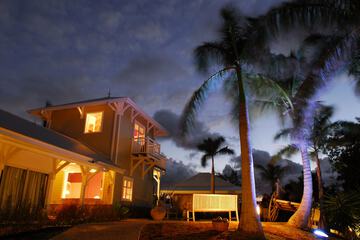Front of property - evening/night