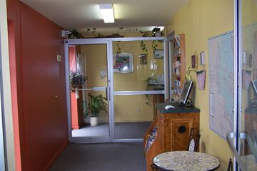 Interior entrance
