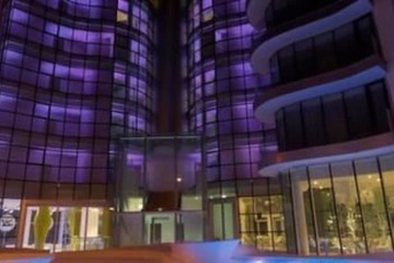 Front of property - evening/night