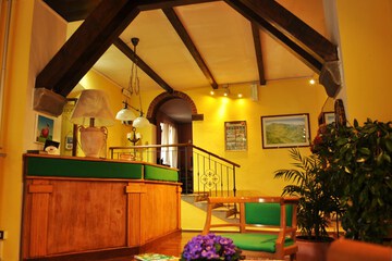 Lobby sitting area