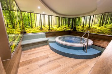 Indoor spa tub