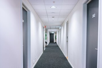 Interior entrance