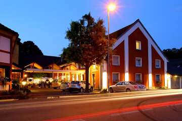 Front of property - evening/night