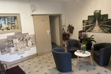 Lobby sitting area
