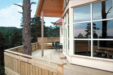 outside