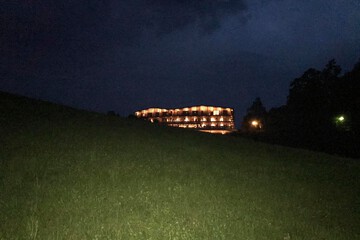 Front of property - evening/night