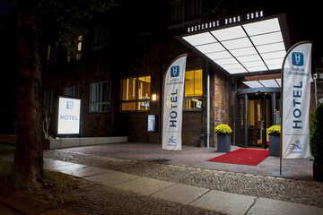Front of property - evening/night