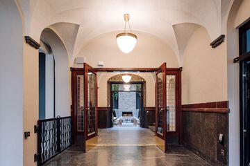 Interior entrance