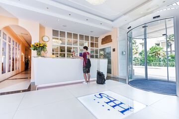 Interior entrance