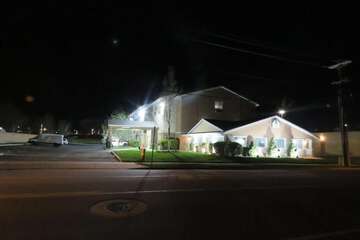 Front of property - evening/night