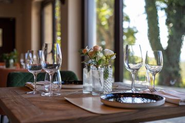 Couples dining