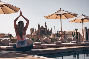 Rooftop pool