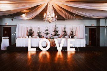 Indoor wedding